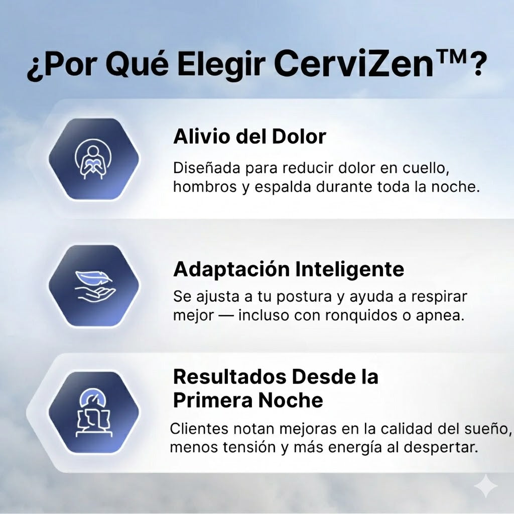 CerviZen™ alivio del cuello al dormir